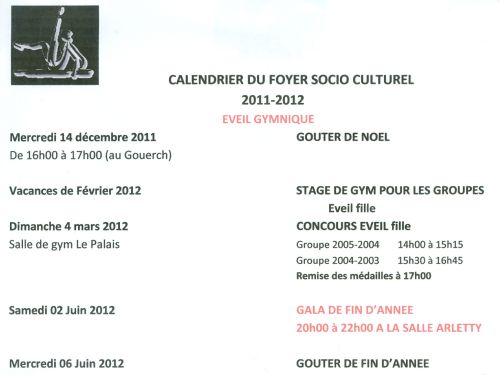 calendrier
